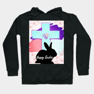 Hoppy Easter Cross Hoodie